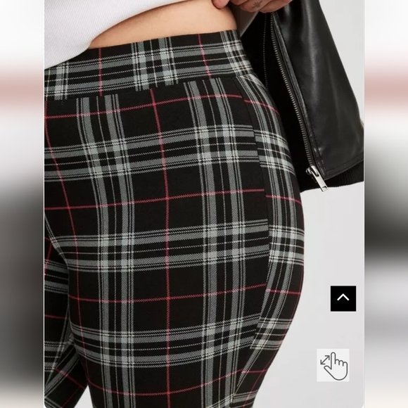 Torrid Full-Length Signature Legging midnight plaid Size 3x - Picture 3 of 7